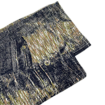 ISSEY MIYAKE MEN イッセイミヤケメン ME83FF136 08AW マルチカラー A-POC 総刺しゅうジャガードデニムパンツ ボトムス