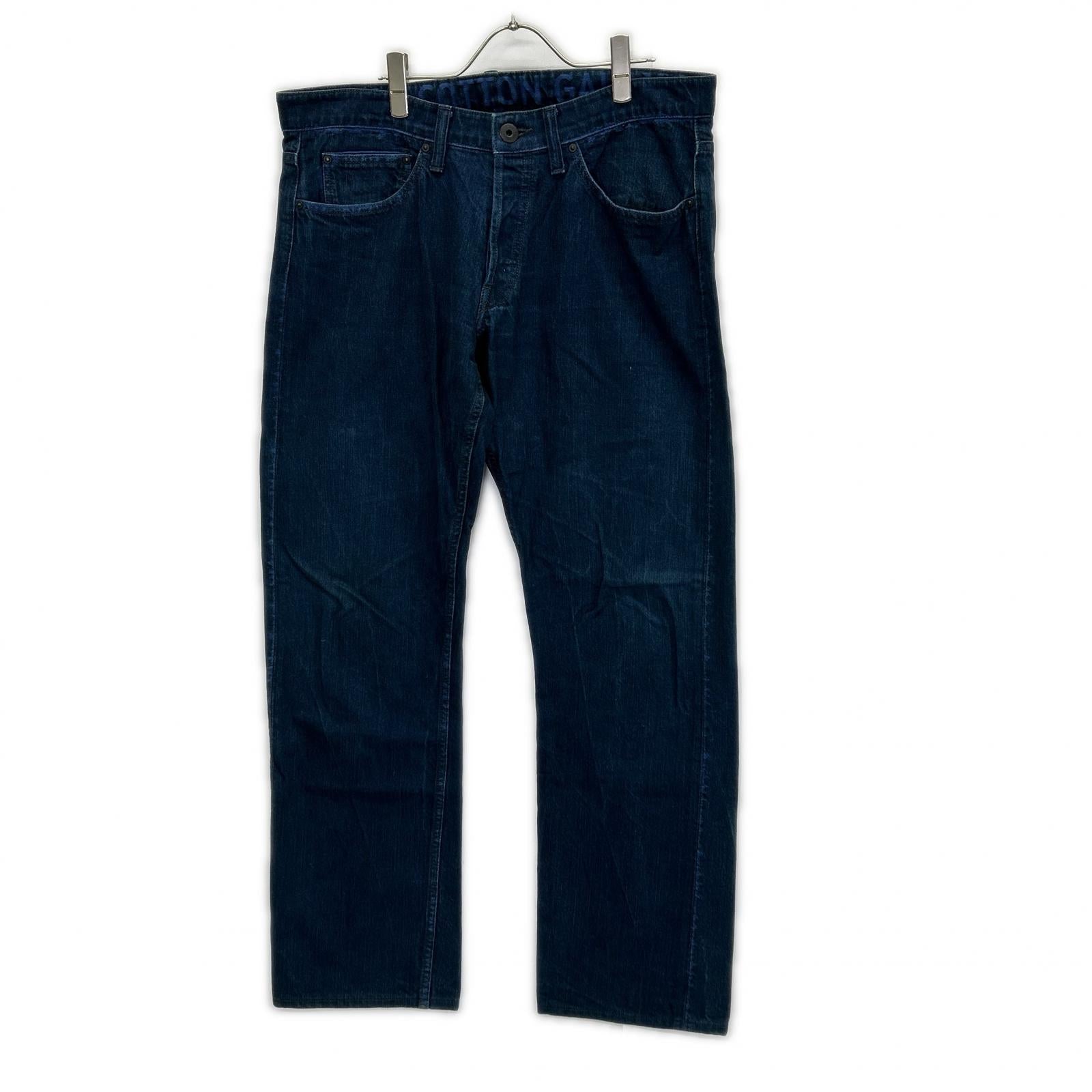 ISSEY MIYAKE MEN イッセイミヤケメン ME03FF163 10AW インディゴ A-POC ボタンフライデニムパンツ ボトムス