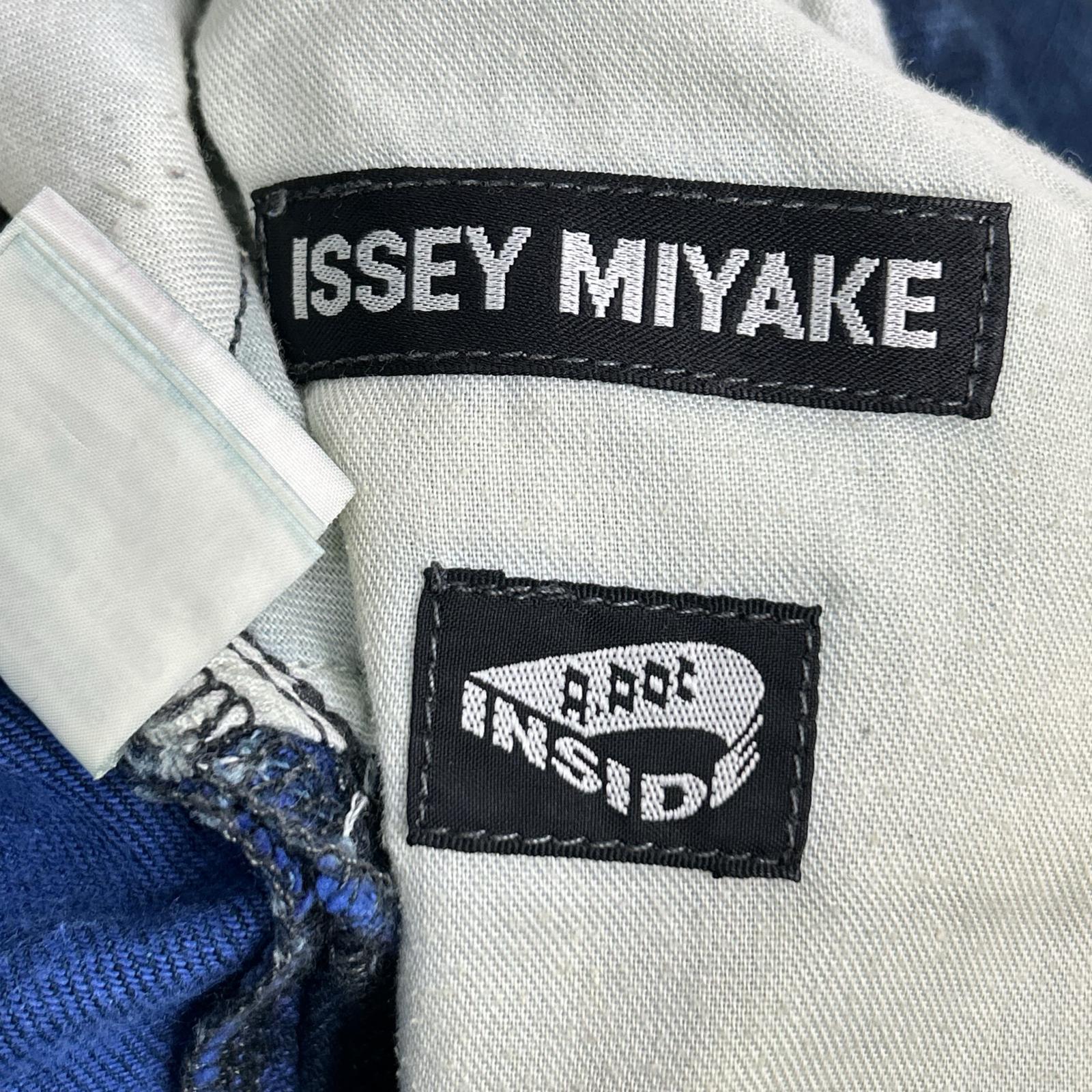 ISSEY MIYAKE MEN イッセイミヤケメン ME03FF163 10AW インディゴ A-POC ボタンフライデニムパンツ ボトムス