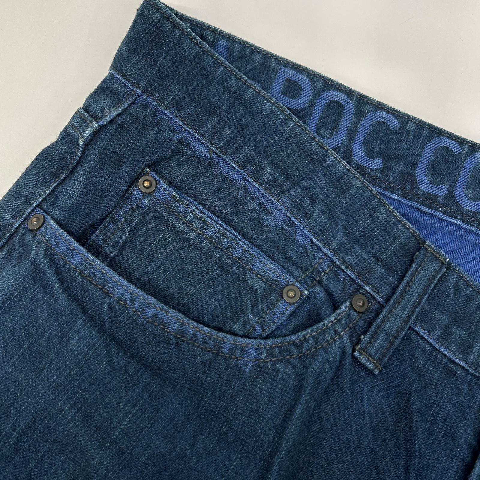 ISSEY MIYAKE MEN イッセイミヤケメン ME03FF163 10AW インディゴ A-POC ボタンフライデニムパンツ ボトムス