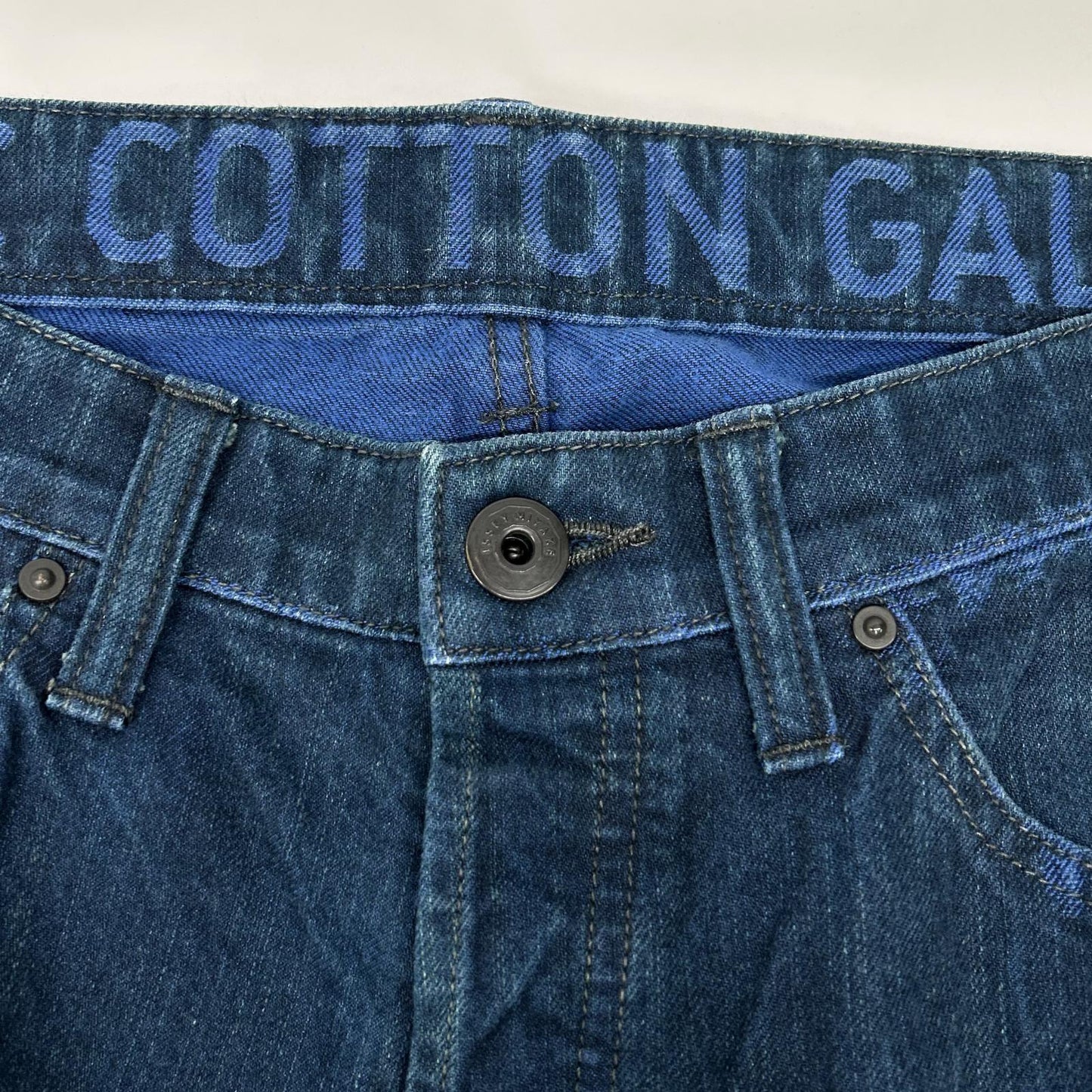 ISSEY MIYAKE MEN イッセイミヤケメン ME03FF163 10AW インディゴ A-POC ボタンフライデニムパンツ ボトムス