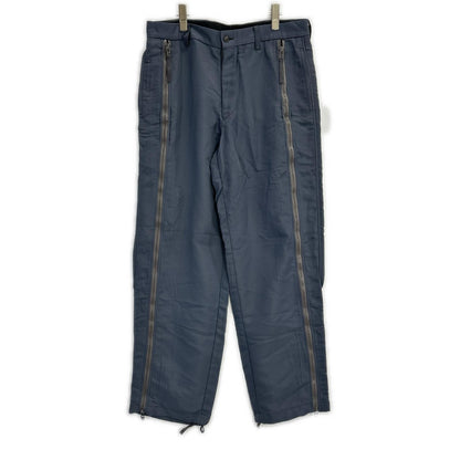 ISSEY MIYAKE MEN イッセイミヤケメン ME01-FF628 00SS グレー ナイロン パラシュート サイドジップワイドパンツ ボトムス