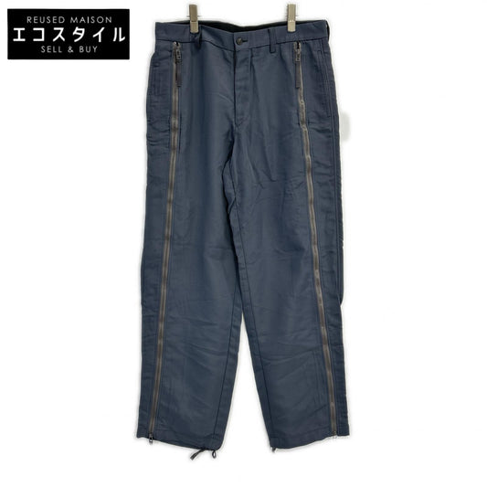 ISSEY MIYAKE MEN イッセイミヤケメン ME01-FF628 00SS グレー ナイロン パラシュート サイドジップワイドパンツ ボトムス