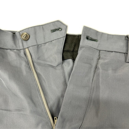 ISSEY MIYAKE MEN イッセイミヤケメン ME01-FF628 00SS グレー ナイロン パラシュート サイドジップワイドパンツ ボトムス
