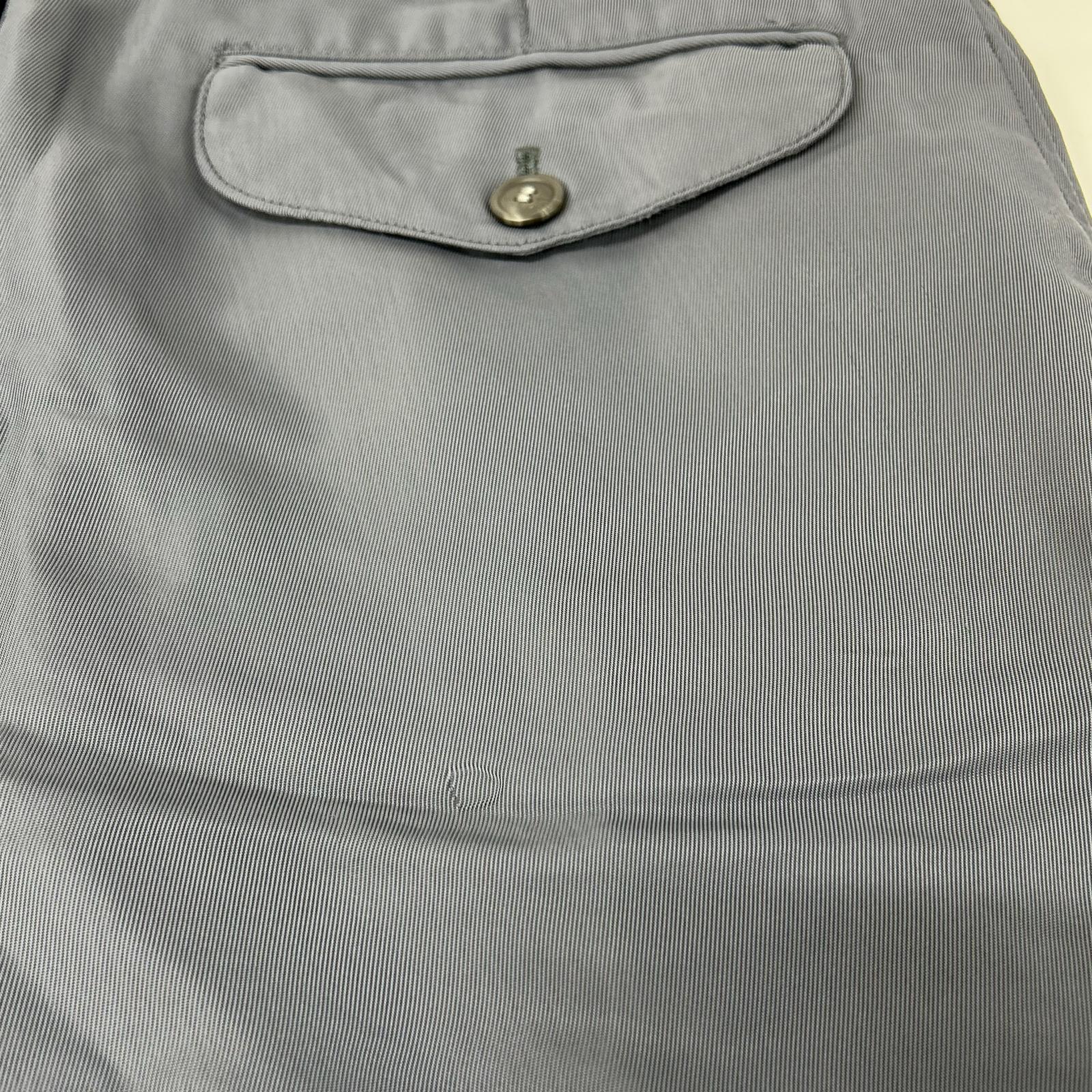 ISSEY MIYAKE MEN イッセイミヤケメン ME01-FF628 00SS グレー ナイロン パラシュート サイドジップワイドパンツ ボトムス