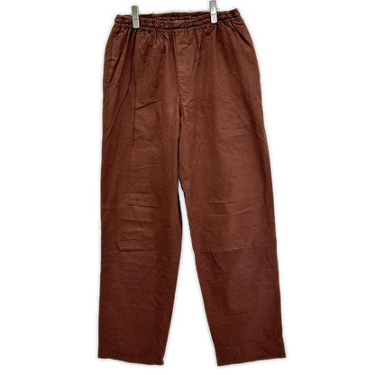 ISSEY MIYAKE MEN イッセイミヤケメン ME21FF095 12SS ブラウン コットン ワイドイージーパンツ ボトムス