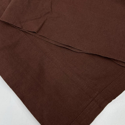 ISSEY MIYAKE MEN イッセイミヤケメン ME21FF095 12SS ブラウン コットン ワイドイージーパンツ ボトムス