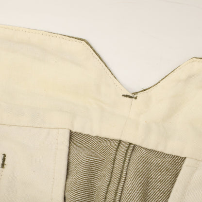 ISSEY MIYAKE MEN イッセイミヤケメン ME23FF040 カーキ バックベルト ハイウエストグラデーションデニムパンツ ボトムス