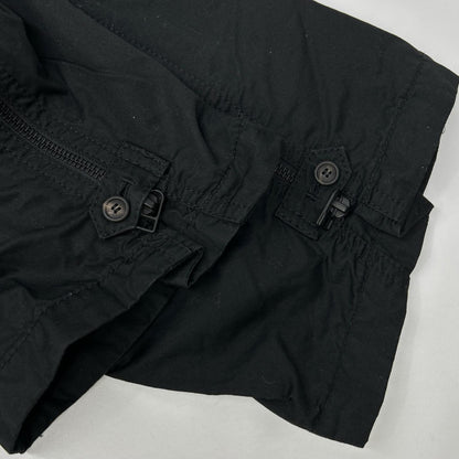 ISSEY MIYAKE MEN イッセイミヤケメン ME91FF164 09SS ブラック パラシュート サイドジップパンツ ボトムス