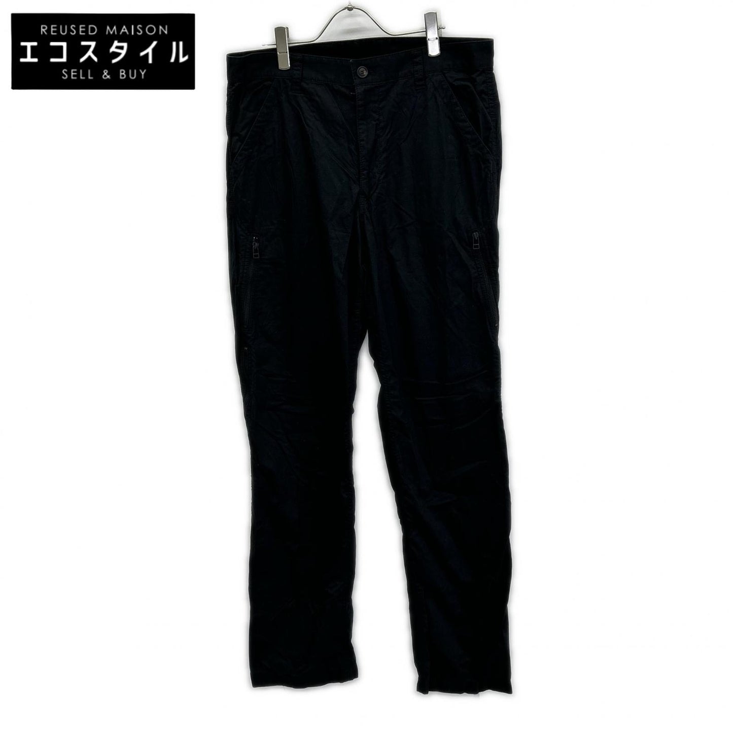 ISSEY MIYAKE MEN イッセイミヤケメン ME91FF164 09SS ブラック パラシュート サイドジップパンツ ボトムス