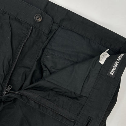 ISSEY MIYAKE MEN イッセイミヤケメン ME91FF164 09SS ブラック パラシュート サイドジップパンツ ボトムス