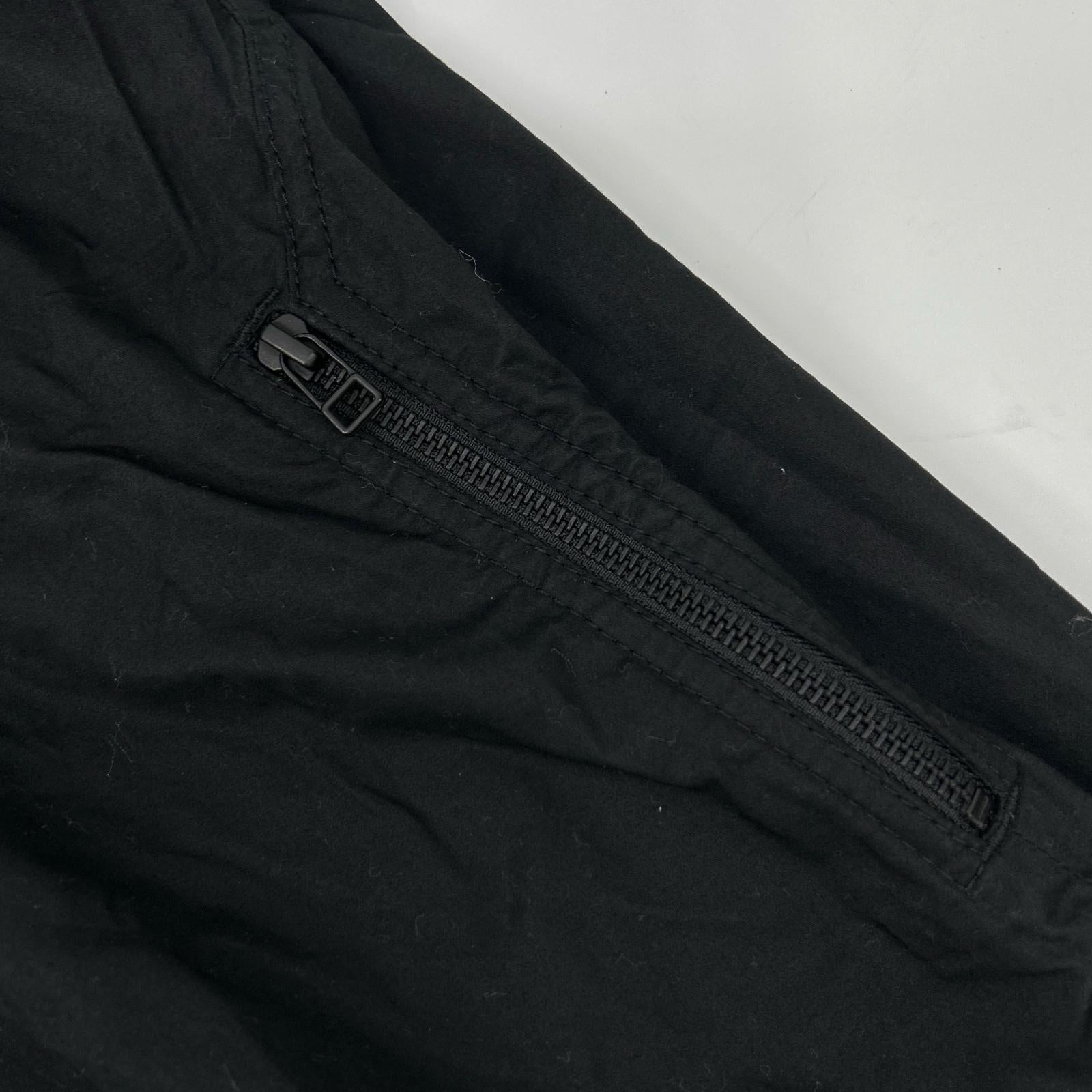 ISSEY MIYAKE MEN イッセイミヤケメン ME91FF164 09SS ブラック パラシュート サイドジップパンツ ボトムス