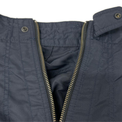 ISSEY MIYAKE MEN イッセイミヤケメン ME43FF010 04AW ネイビー ナイロン パラシュート マルチジップパンツ ボトムス