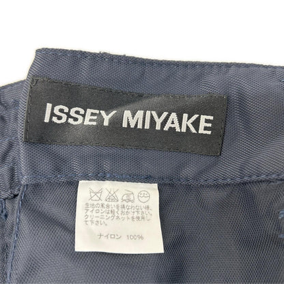 ISSEY MIYAKE MEN イッセイミヤケメン ME43FF010 04AW ネイビー ナイロン パラシュート マルチジップパンツ ボトムス