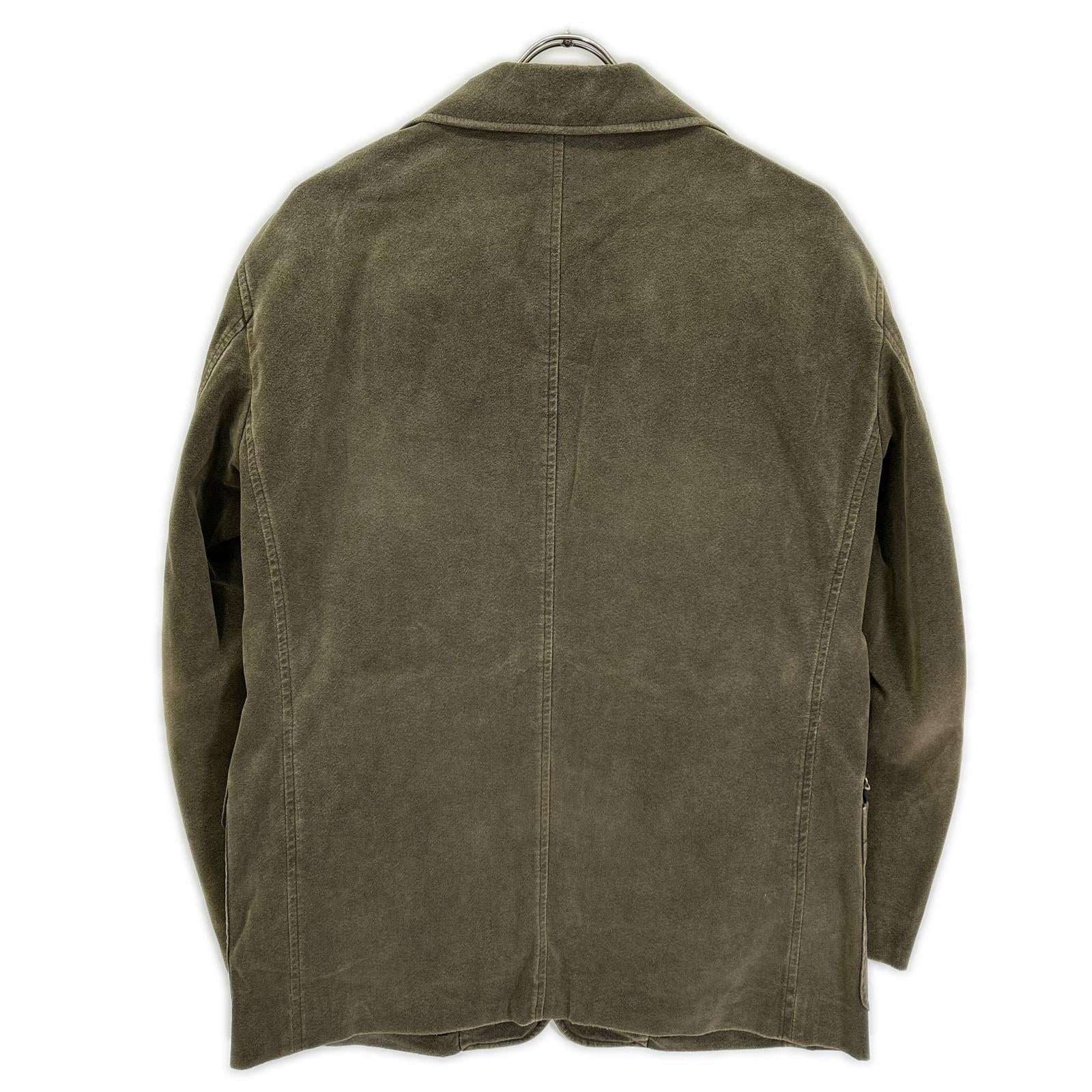ISSEY MIYAKE MEN イッセイミヤケメン ME23FD100 02AW カーキ スエード テーラードジャケット ジャケット