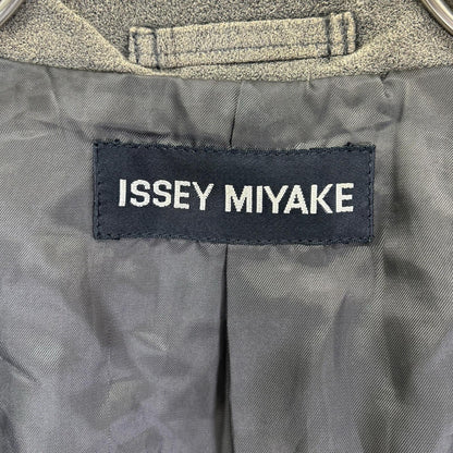 ISSEY MIYAKE MEN イッセイミヤケメン ME23FD100 02AW カーキ スエード テーラードジャケット ジャケット