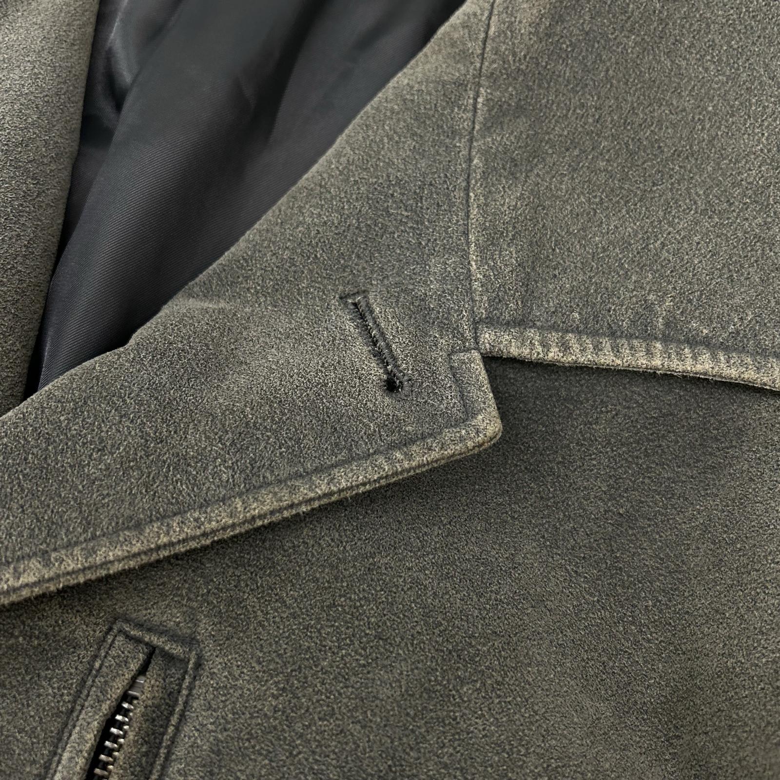 ISSEY MIYAKE MEN イッセイミヤケメン ME23FD100 02AW カーキ スエード テーラードジャケット ジャケット