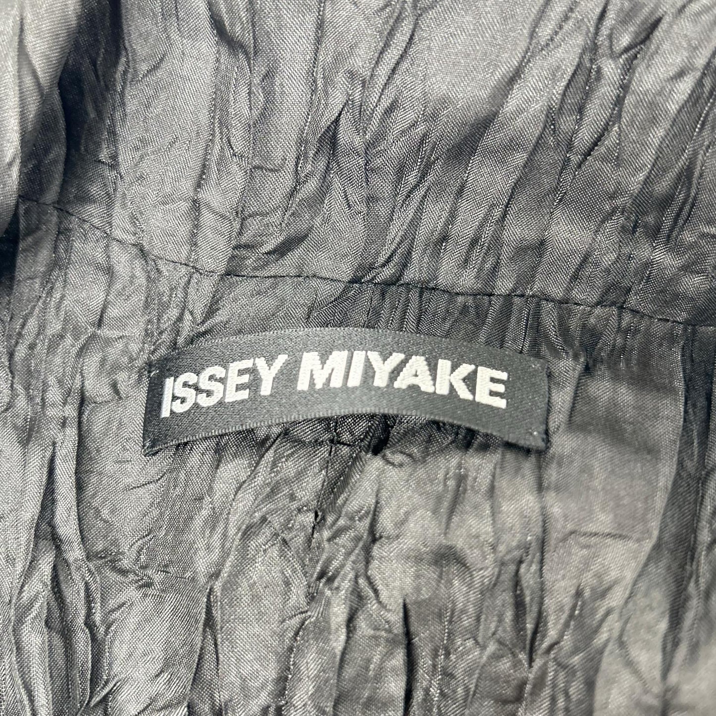 ISSEY MIYAKE MEN イッセイミヤケメン ME03FD182 10AW グレー×ブラック ギンガムチェックリバーシブルシワ加工ジャケット ジャケット