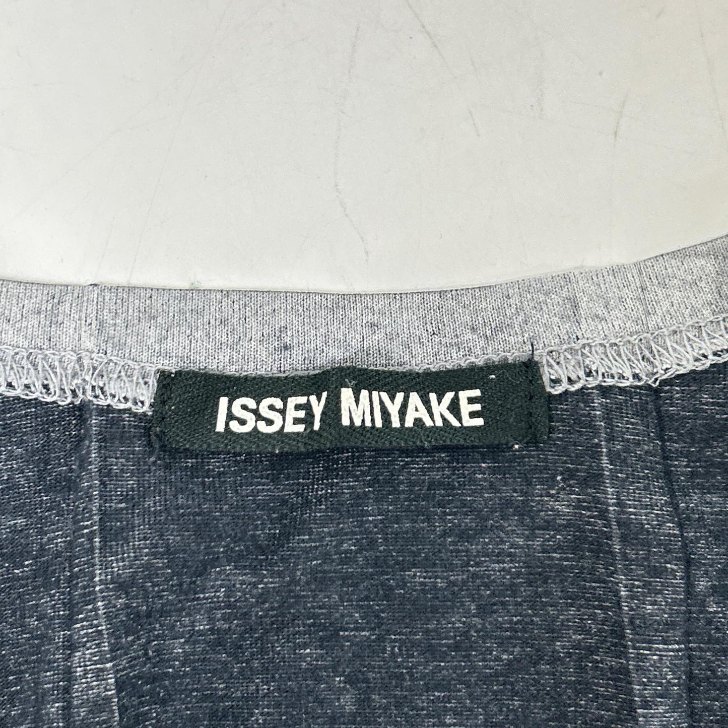 ISSEY MIYAKE MEN イッセイミヤケメン ME93JK413 09AW ブラック ワイドストライプ ロングスリーブカットソー トップス