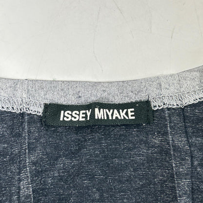 ISSEY MIYAKE MEN イッセイミヤケメン ME93JK413 09AW ブラック ワイドストライプ ロングスリーブカットソー トップス