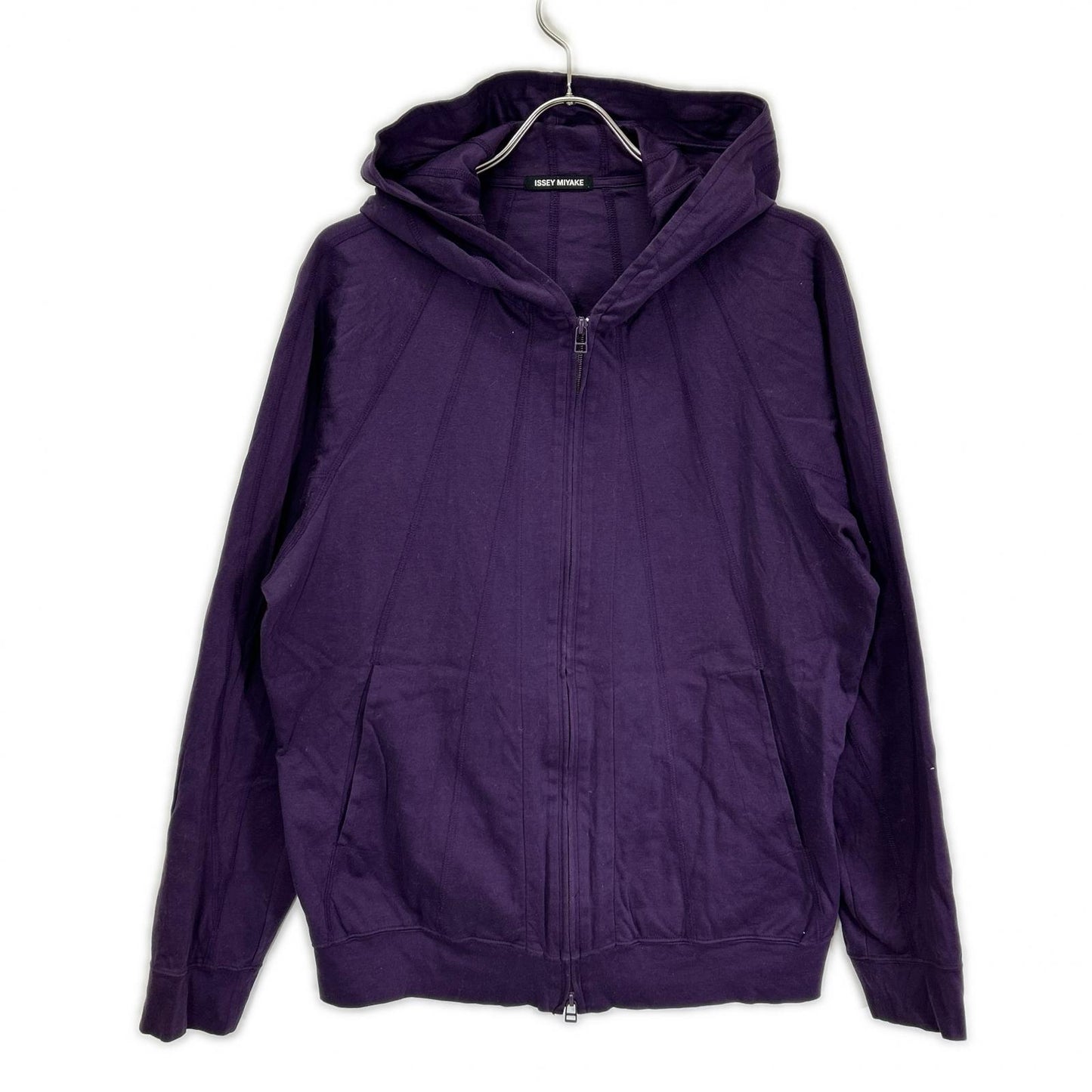 ISSEY MIYAKE MEN イッセイミヤケメン ME93JL430 09AW パープル フーデッドジップアップジャケット パーカ ジャケット