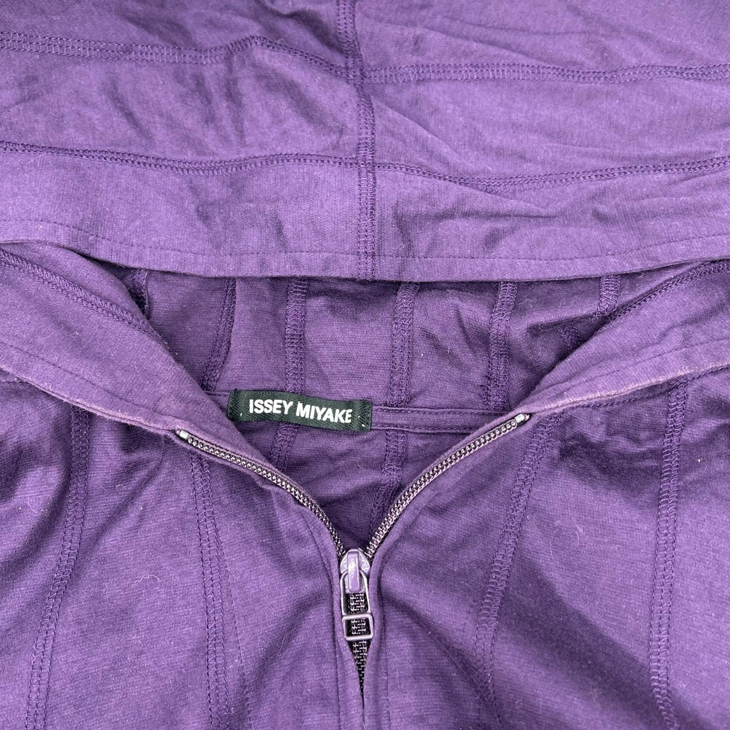 ISSEY MIYAKE MEN イッセイミヤケメン ME93JL430 09AW パープル フーデッドジップアップジャケット パーカ ジャケット