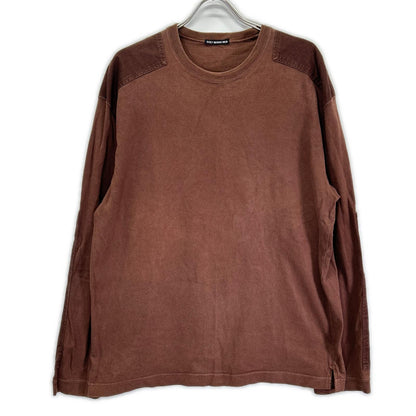 ISSEY MIYAKE MEN イッセイミヤケメン ME21JK212 12SS ブラウン デニム切替ロングスリーブカットソー トップス