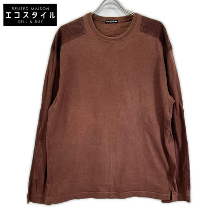 ISSEY MIYAKE MEN イッセイミヤケメン ME21JK212 12SS ブラウン デニム切替ロングスリーブカットソー トップス