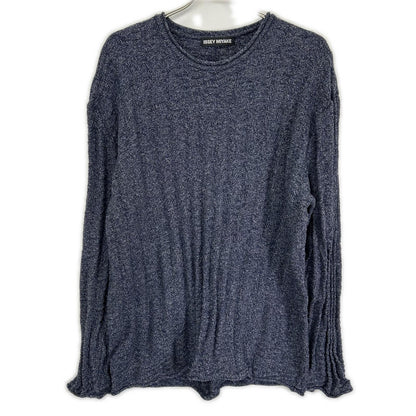 ISSEY MIYAKE MEN イッセイミヤケメン ME11KN0115 ブルー コットン100 クルーネックニット トップス
