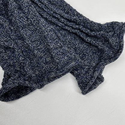 ISSEY MIYAKE MEN イッセイミヤケメン ME11KN0115 ブルー コットン100 クルーネックニット トップス