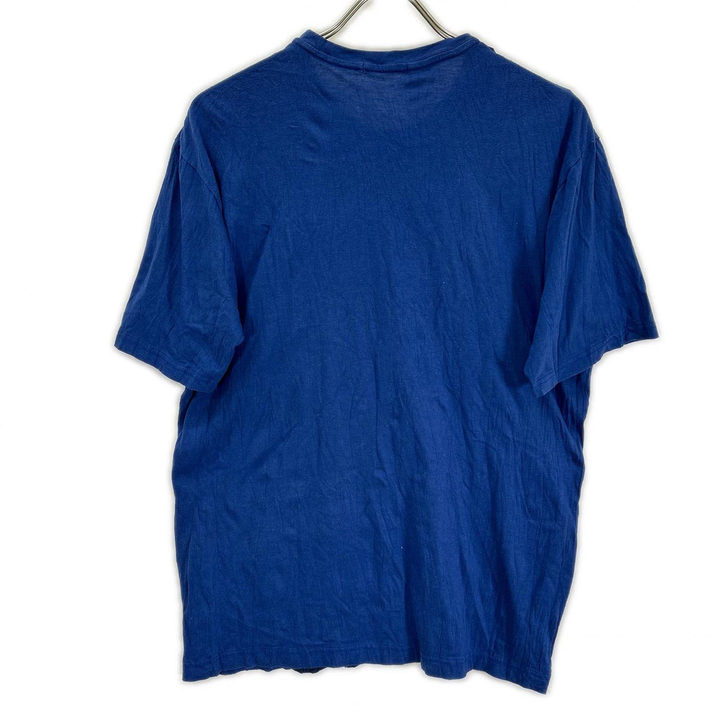 ISSEY MIYAKE MEN イッセイミヤケメン ME11JK018 ブルー ナイロンパッチワーク Tシャツ トップス