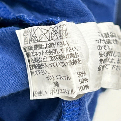 ISSEY MIYAKE MEN イッセイミヤケメン ME11JK018 ブルー ナイロンパッチワーク Tシャツ トップス