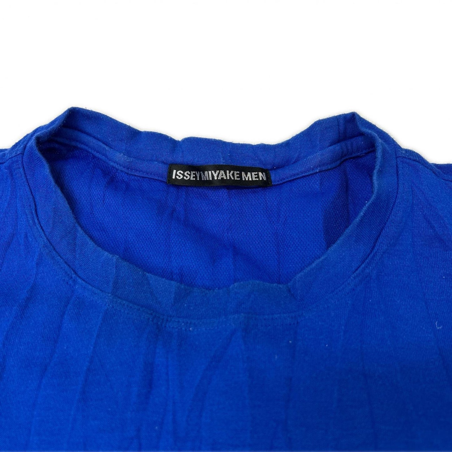 ISSEY MIYAKE MEN イッセイミヤケメン ME61JK109 16SS ブルー ナイロン切替 ワンポケットTシャツ トップス