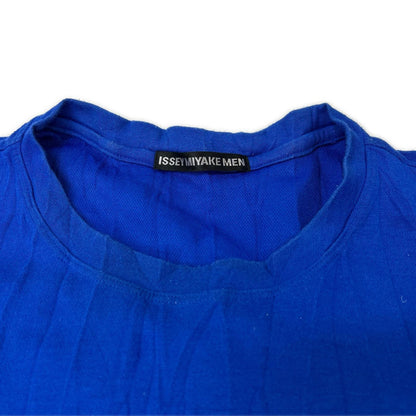 ISSEY MIYAKE MEN イッセイミヤケメン ME61JK109 16SS ブルー ナイロン切替 ワンポケットTシャツ トップス