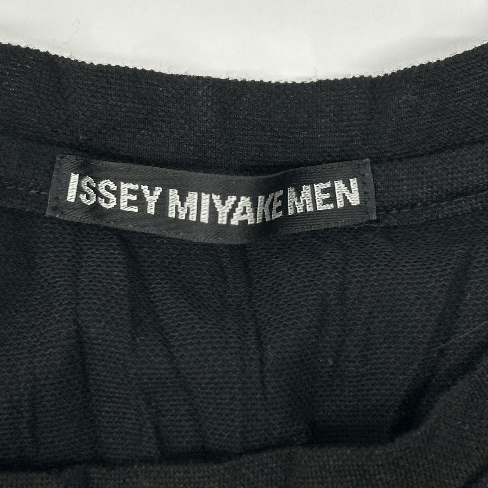 ISSEY MIYAKE MEN イッセイミヤケメン ME61JK075 16SS ブラック メッシュ切替 Tシャツ トップス