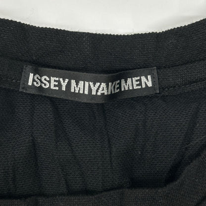 ISSEY MIYAKE MEN イッセイミヤケメン ME61JK075 16SS ブラック メッシュ切替 Tシャツ トップス