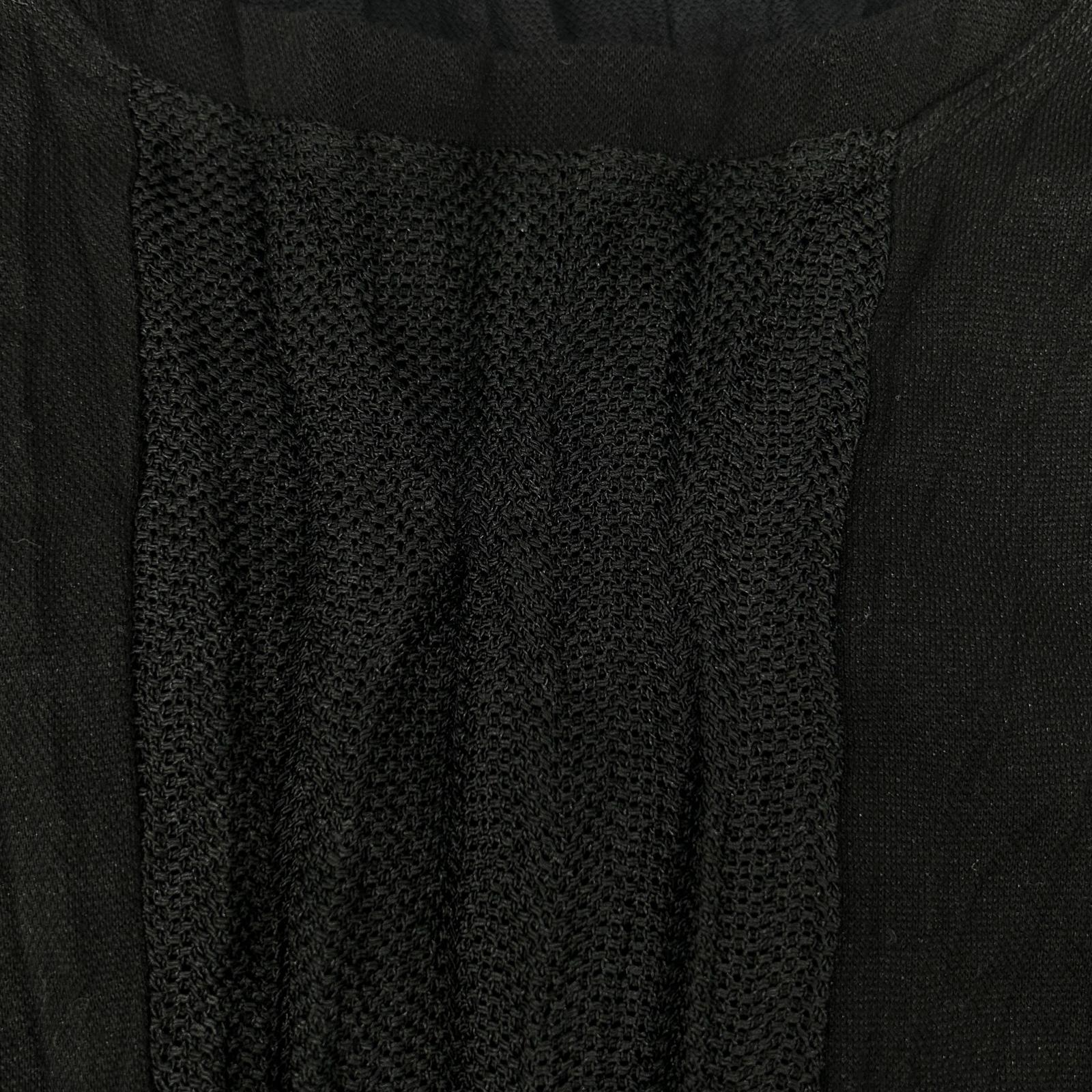 ISSEY MIYAKE MEN イッセイミヤケメン ME61JK075 16SS ブラック メッシュ切替 Tシャツ トップス