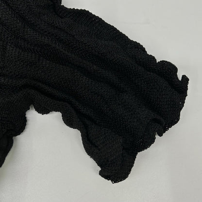 ISSEY MIYAKE MEN イッセイミヤケメン ME61JK075 16SS ブラック メッシュ切替 Tシャツ トップス