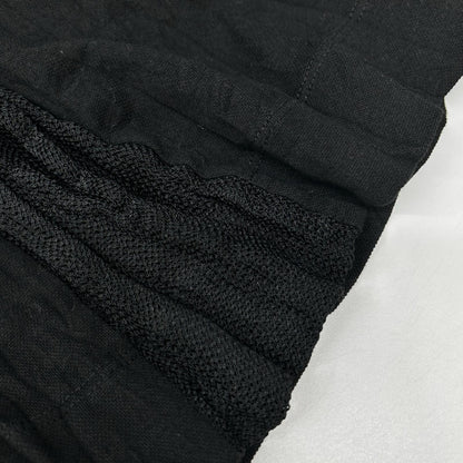 ISSEY MIYAKE MEN イッセイミヤケメン ME61JK075 16SS ブラック メッシュ切替 Tシャツ トップス