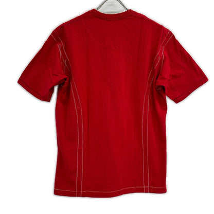ISSEY MIYAKE MEN イッセイミヤケメン ME81JK416 レッド ステッチデザインTシャツ トップス