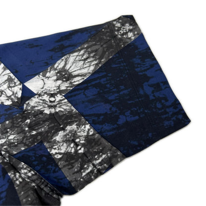 ISSEY MIYAKE MEN イッセイミヤケメン ME41JK179 14SS ブルー グラフィックストレッチTシャツ トップス