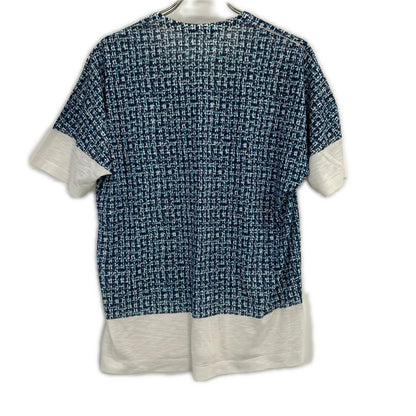 ISSEY MIYAKE MEN イッセイミヤケメン ME31JK183 13SS ライトブルー 総柄Tシャツ トップス