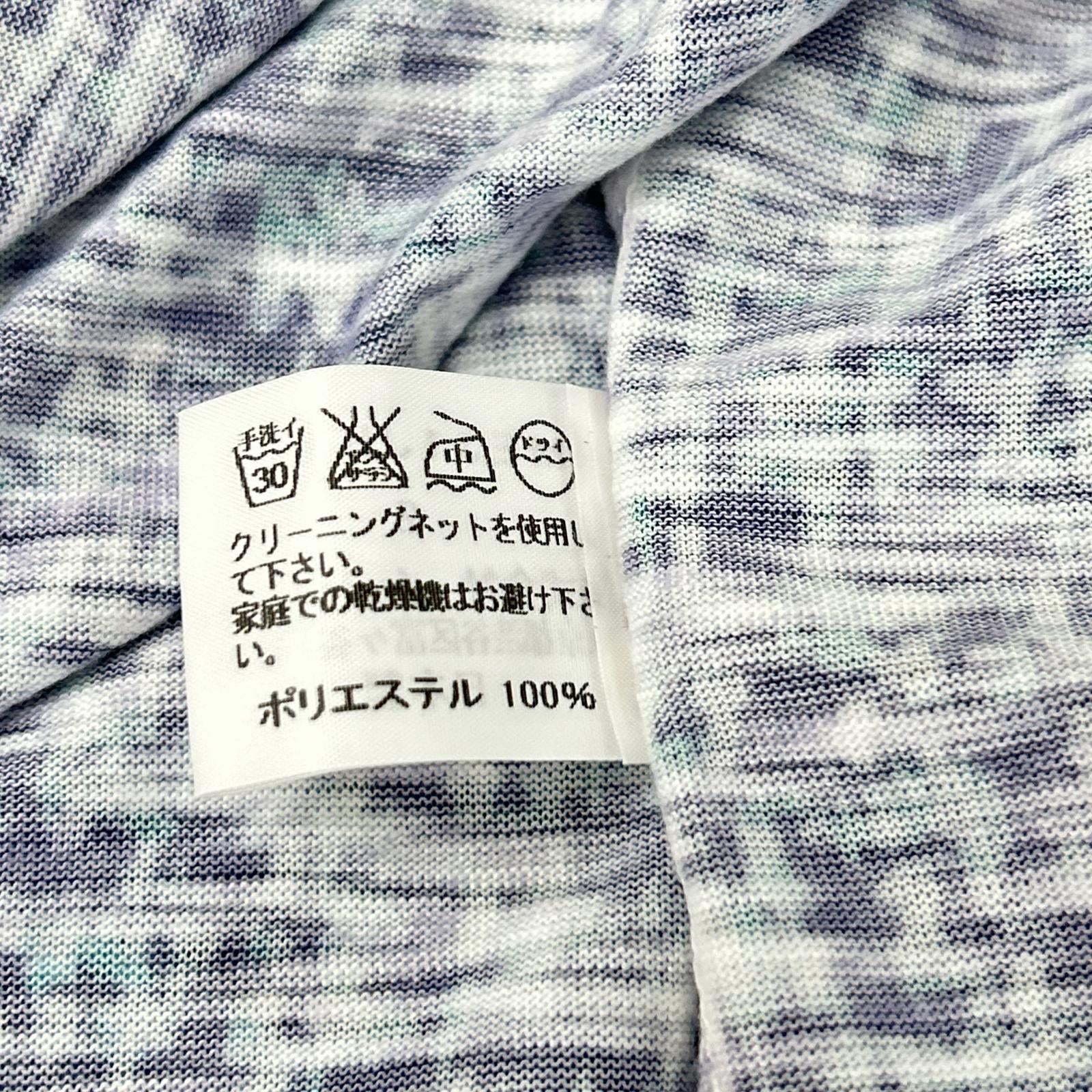 ISSEY MIYAKE MEN イッセイミヤケメン ME31JK183 13SS ライトブルー 総柄Tシャツ トップス