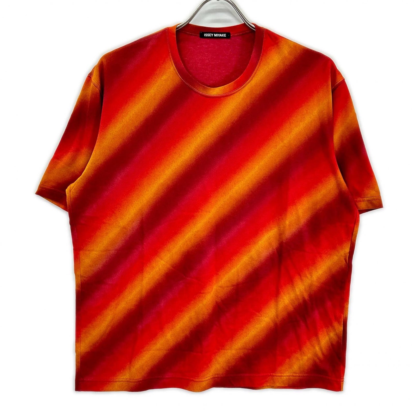 ISSEY MIYAKE MEN イッセイミヤケメン ME83JK422 レッド グラデーションTシャツ トップス