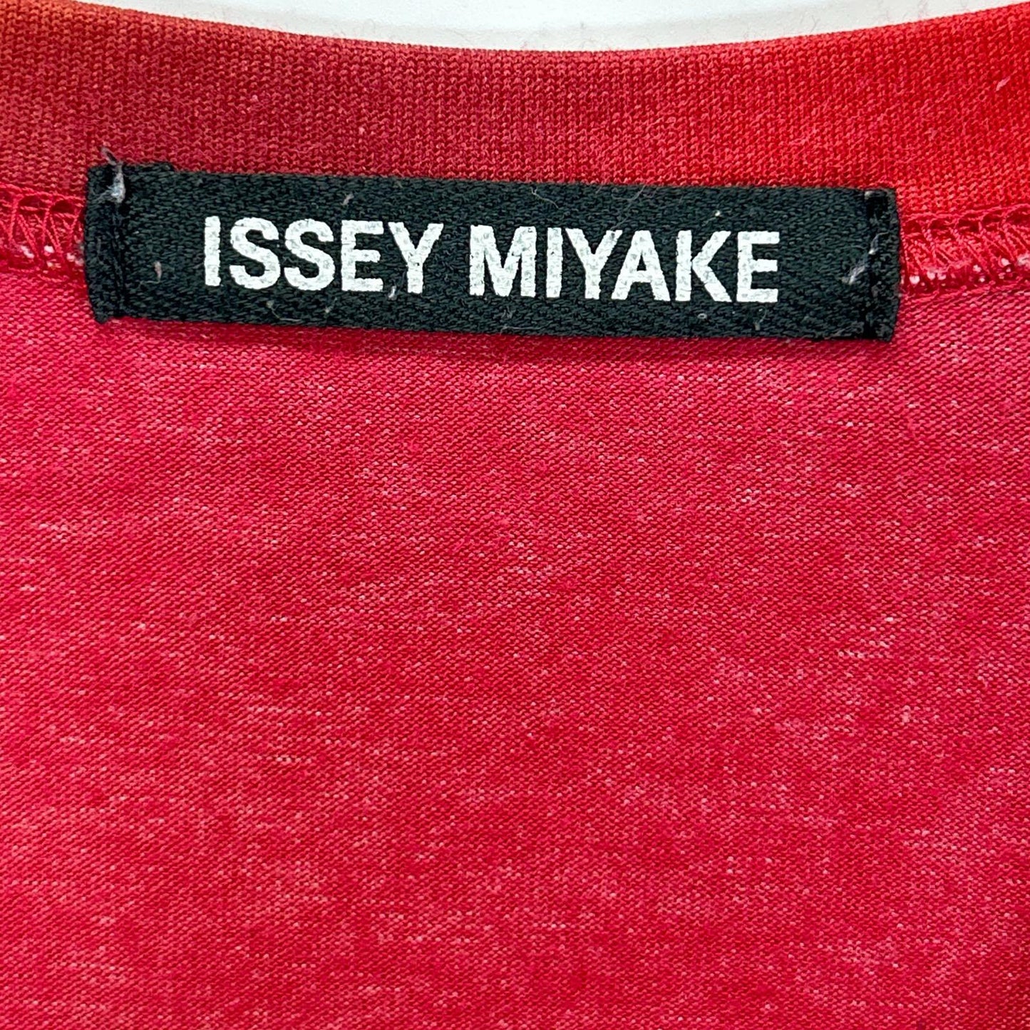 ISSEY MIYAKE MEN イッセイミヤケメン ME83JK422 レッド グラデーションTシャツ トップス