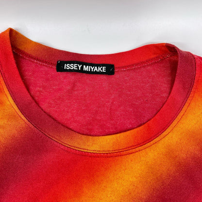 ISSEY MIYAKE MEN イッセイミヤケメン ME83JK422 レッド グラデーションTシャツ トップス