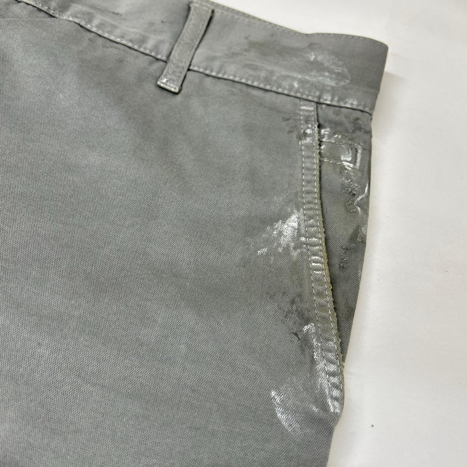 DOLCE&GABBANA ドルチェアンドガッバーナ GZP0LT/G8G13 モスグリーン ペイント加工デニムパンツ ボトムス