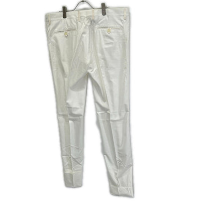 DOLCE&GABBANA ドルチェアンドガッバーナ G3HITT/FM5AL ホワイト センタープレススラックスパンツ ボトムス