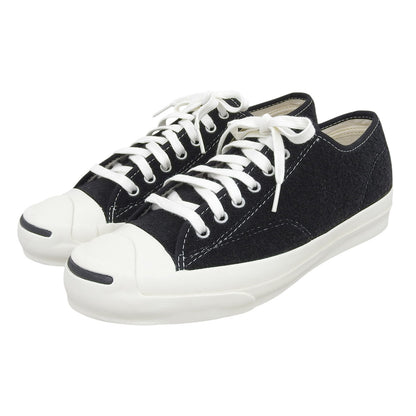 converse コンバース 新品同様 パイル地 ローカットスニーカー シューズ メンズ ブラック 26.5cm 1SD793 シューズ