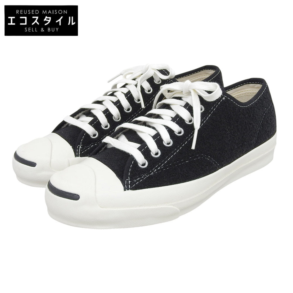 converse コンバース 新品同様 パイル地 ローカットスニーカー シューズ メンズ ブラック 26.5cm 1SD793 シューズ